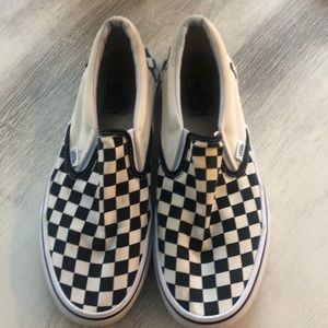 Vans men’s size 10 black and white checked